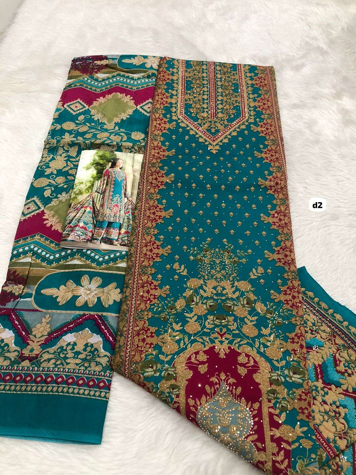 Falah Premium Cotton Collection  code : 20339 Falah Designer Suits